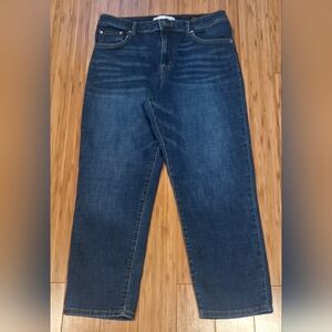 NWOT Ella Moss Dark Blue Denim Cropped Jeans